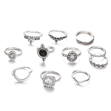 Load image into Gallery viewer, Crystal Finger Knuckle Rings Sets