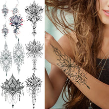 Load image into Gallery viewer, Flower Body Art Sticker Tattoos