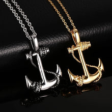 Load image into Gallery viewer, Pendant Mens Necklaces Cross Arrowhead Anchor