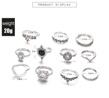 Load image into Gallery viewer, Crystal Finger Knuckle Rings Sets