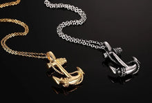 Load image into Gallery viewer, Pendant Mens Necklaces Cross Arrowhead Anchor