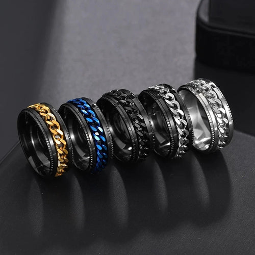 Cool Steel Rotatable Spinner Chain Rings