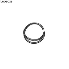 Load image into Gallery viewer, Moon Nose Hoop Septum Ring Clip Lip Helix Ear Cartilage