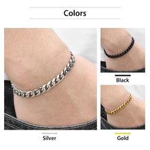 Load image into Gallery viewer, Stainless Steel Curb Link Chain Bracelets