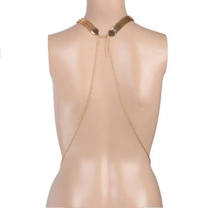 Sexy Chain Necklace Women Necklaces&Pendants Tassel Alloy Punk Long Necklace  New Designer Female Fashion Jewelry