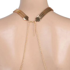 Sexy Chain Necklace Women Necklaces&Pendants Tassel Alloy Punk Long Necklace  New Designer Female Fashion Jewelry