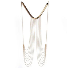 Load image into Gallery viewer, Sexy Chain Necklace Women Necklaces&amp;Pendants Tassel Alloy Punk Long Necklace  New Designer Female Fashion Jewelry