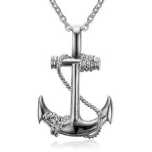 Load image into Gallery viewer, Pendant Mens Necklaces Cross Arrowhead Anchor