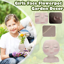 Load image into Gallery viewer, Girls Face Succulent Flower Pot