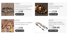 Load image into Gallery viewer, Jasper Stone Yoga Wrap Bracelets Tree of Life Charm