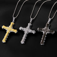 Load image into Gallery viewer, Pendant Mens Necklaces Cross Arrowhead Anchor