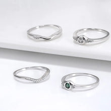 Load image into Gallery viewer, ORSA JEWELS Unique 925 Sterling Silver Stacking Finger Rings