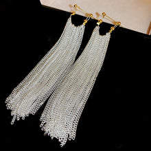 Load image into Gallery viewer, New Fashion Trend Unique Design Elegant Exquisite Light Luxury Long Tassel Earrings Female Jewelry Party Premium Gift Wholesale