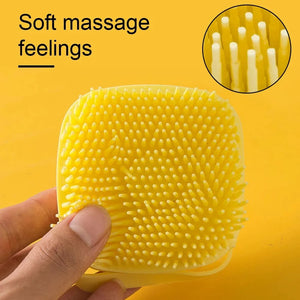 Dog Cat Bath Massage Brush Soft Silicone Pet Accessory