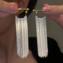 Load image into Gallery viewer, New Fashion Trend Unique Design Elegant Exquisite Light Luxury Long Tassel Earrings Female Jewelry Party Premium Gift Wholesale