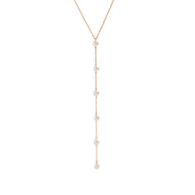 Load image into Gallery viewer, Simple Long Imitation Pearls Back Necklace