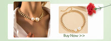 Load image into Gallery viewer, Simple Long Imitation Pearls Back Necklace