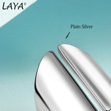 Load image into Gallery viewer, LAYA 925 Sterling Silver Round Drum Unique Design Plain Silver Wide Big Finger Ring