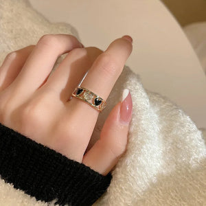 Unique Design Elegant Delicate Exaggerated Lines Ring Jewelry