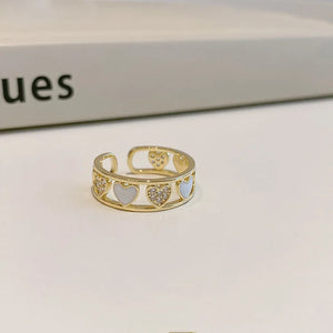 Unique Design Elegant Delicate Exaggerated Lines Ring Jewelry