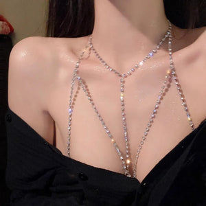 Sexy Rhinestone Body Chain Jewelry