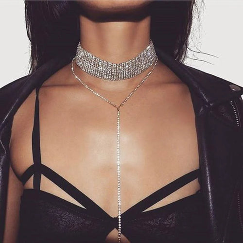 Rhinestone Chokers - Love Essential Being
