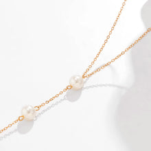 Load image into Gallery viewer, Simple Long Imitation Pearls Back Necklace