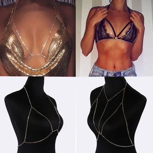 Sexy Rhinestone Body Chain Jewelry