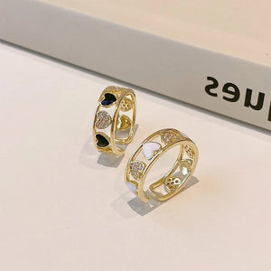 Unique Design Elegant Delicate Exaggerated Lines Ring Jewelry