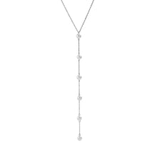 Load image into Gallery viewer, Simple Long Imitation Pearls Back Necklace