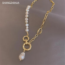 Load image into Gallery viewer, Luxury Baroque Natural Pearl Necklace