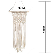 Load image into Gallery viewer, Macrame Wall Hanging Boho Tapestry Angels Wings