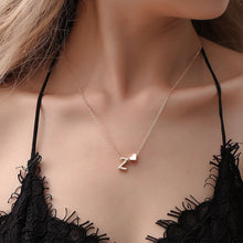 Load image into Gallery viewer, Tiny Heart Dainty Initial Necklaces