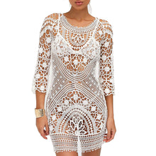 Load image into Gallery viewer, Women’s Bathing Suit Cover Up Crochet Lace