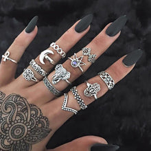 Load image into Gallery viewer, Crystal Finger Knuckle Rings Sets