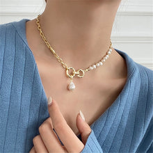 Load image into Gallery viewer, Luxury Baroque Natural Pearl Necklace