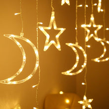 Load image into Gallery viewer, 3.5M Star Moon String Lights Curtain