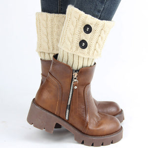 Winter Knitting Leg Warmers Boot Toppers