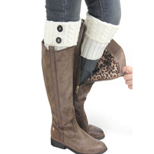 Load image into Gallery viewer, Winter Knitting Leg Warmers Boot Toppers
