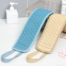 Load image into Gallery viewer, Natural Exfoliating Bath Shower Massage Spa Back Strap Scrubber