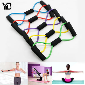 TPE Yoga Resistance Rubber Elastic Band Fitness Equipment