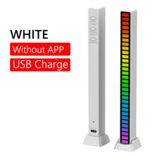 Load image into Gallery viewer, Colorful Sound Control USB/Rechargeable APP Control 32 LED Rhythm Strip Light