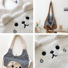 Load image into Gallery viewer, Soft Plush Tote Shoulder Bag