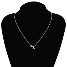 Load image into Gallery viewer, Tiny Heart Dainty Initial Necklaces