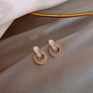 Design Zircon Luxury Tassel Pearl Earrings