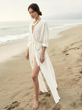 Load image into Gallery viewer, Knitted Beach Dress Tunic Long Cover ups