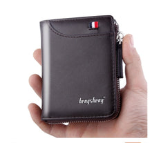 Load image into Gallery viewer, Men Leather Wallet Luxury Slim Money Clip