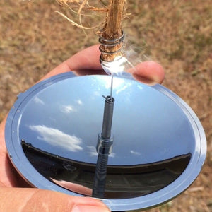 Outdoor Solar Lighter Camping Survival Waterproof Windproof