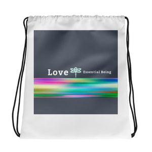 Love Essential Being Drawstring Bag - Love Essential Being