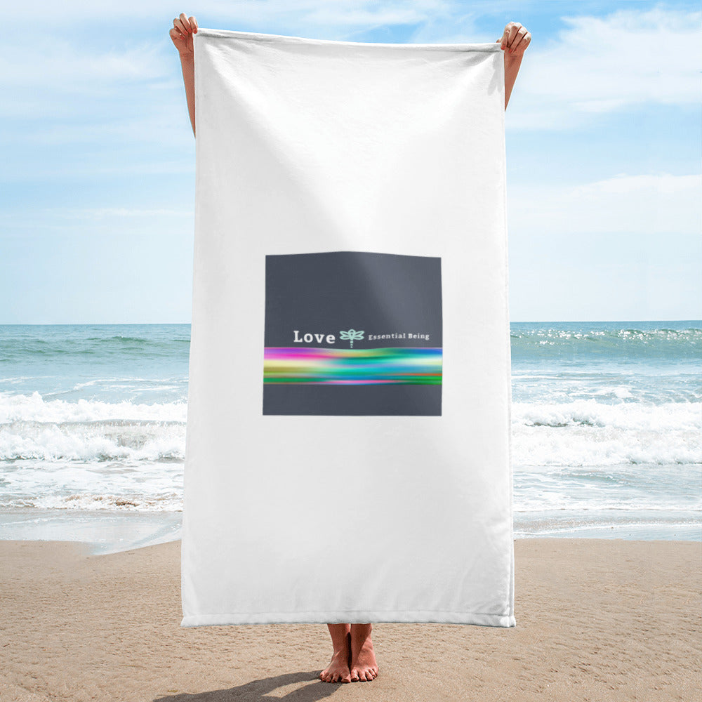 Love Essential Being Beach Towel - Love Essential Being